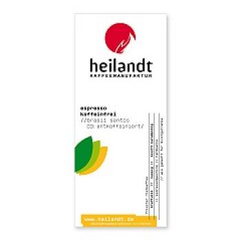 Heilandt Espresso Koffeinfrei // Brasil Santos