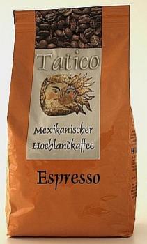 Langen Kaffee TATICO Mexiko Espresso-Röstung TransFair+BIO