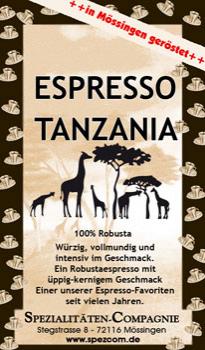 SpezCom Espresso Tanzania