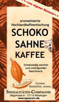 SpezCom Schoko-Sahne Creme Kaffee