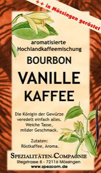 SpezCom Bourbon Vanille Kaffee