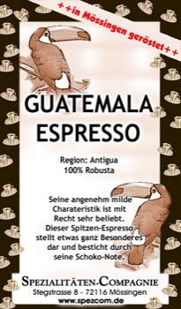 SpezCom Espresso Guatemala Robusta