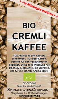 SpezCom Creemli-Kaffee BIO